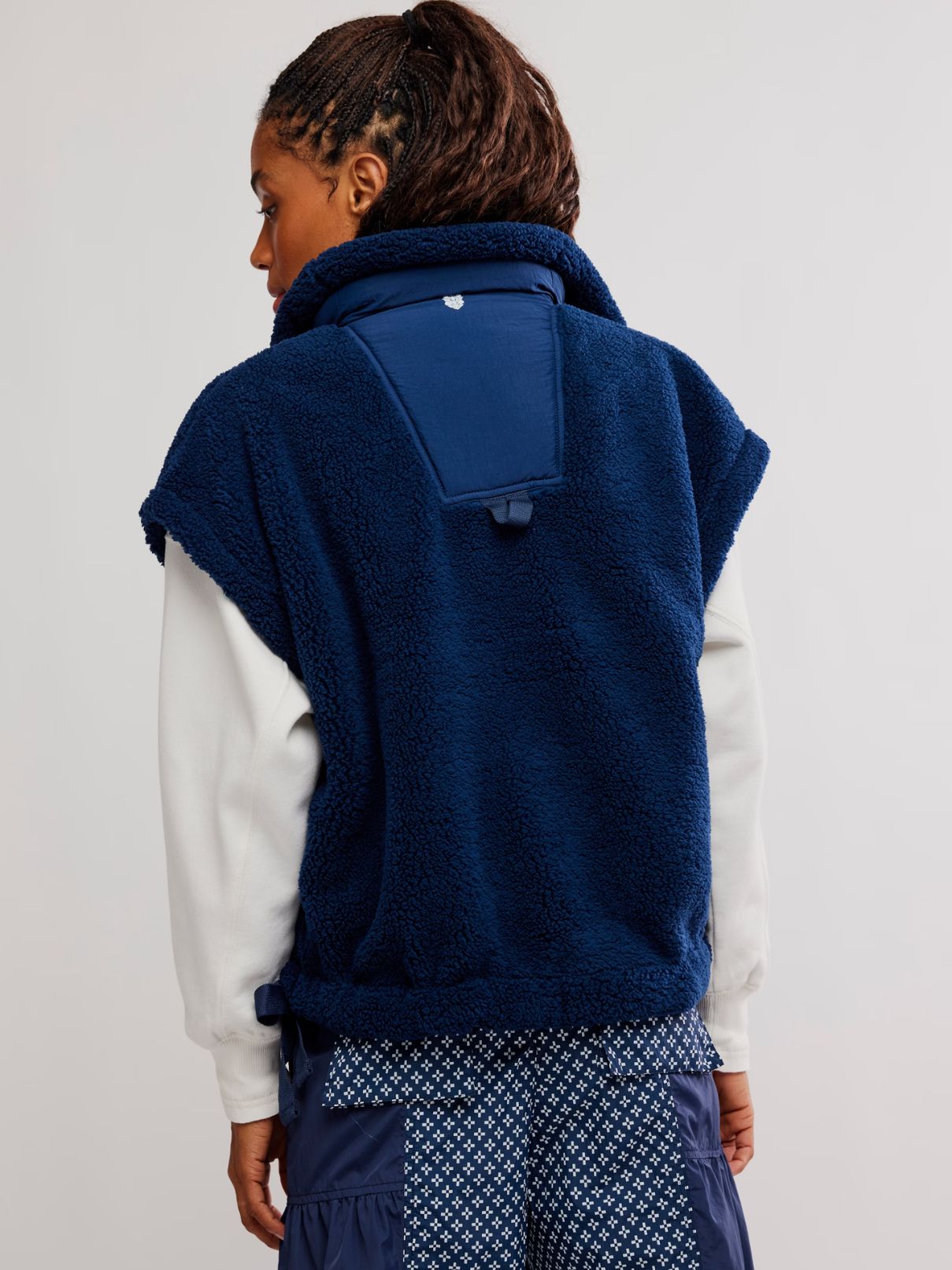 Free People Scout It Out Vest in Navy