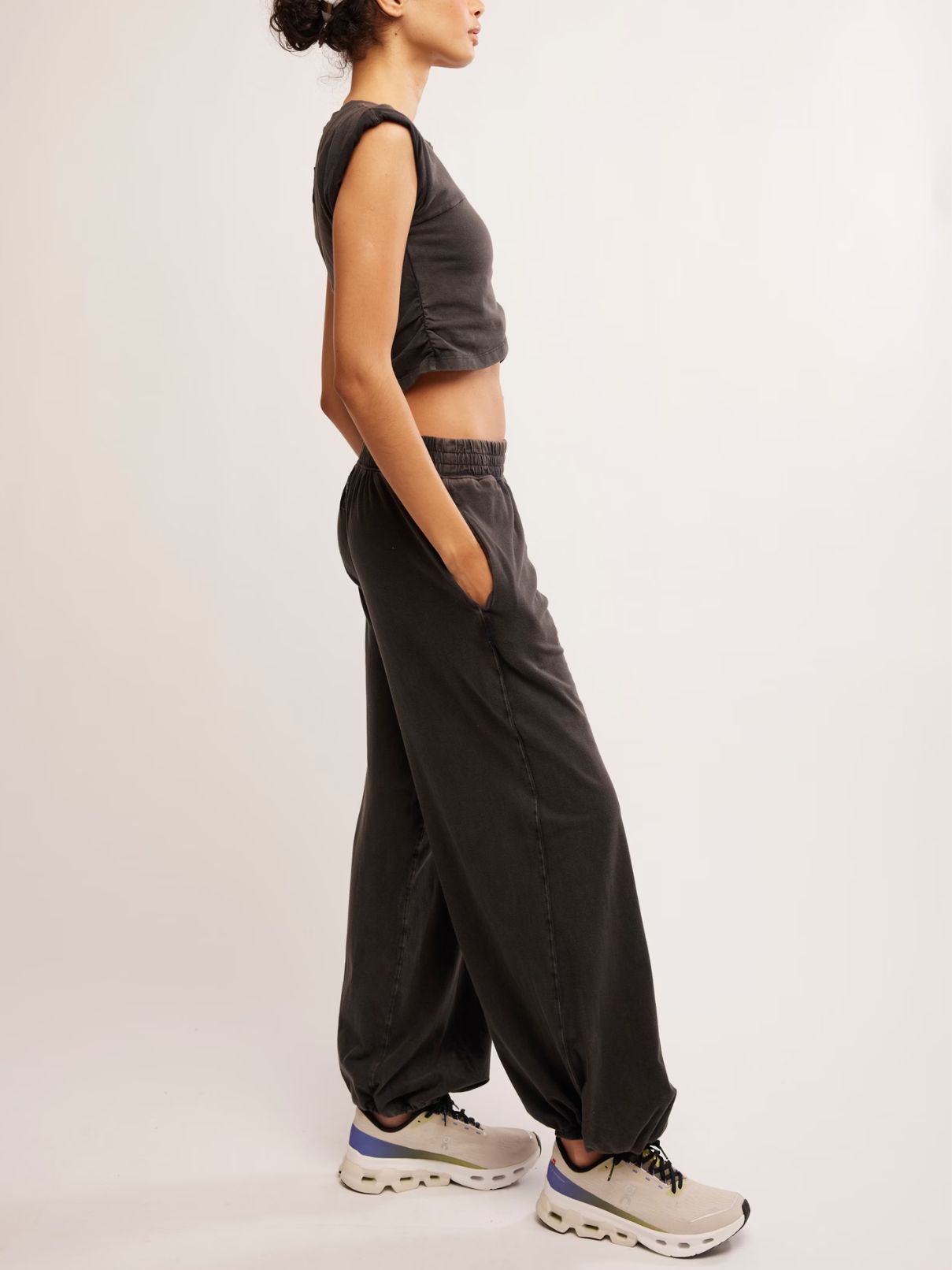 Free People Set Hot Shot Crossover in Black