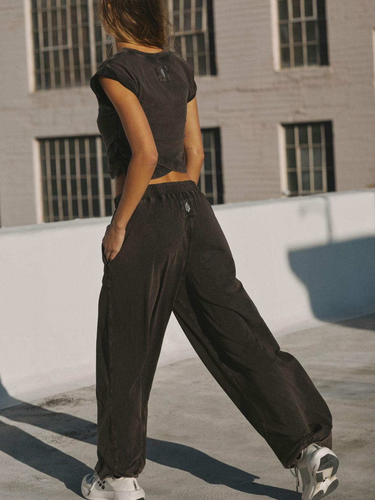 Free People Set Hot Shot Crossover in Black