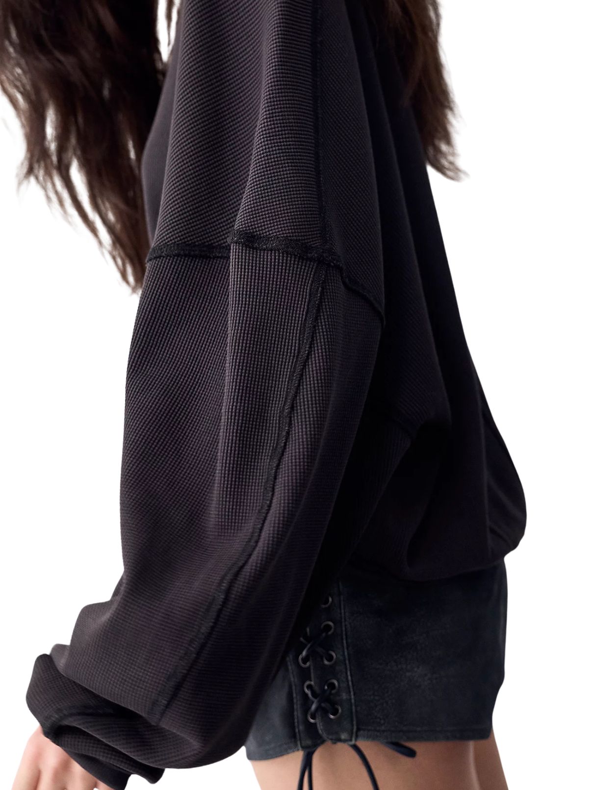 Free People Skyline Thermal – Black