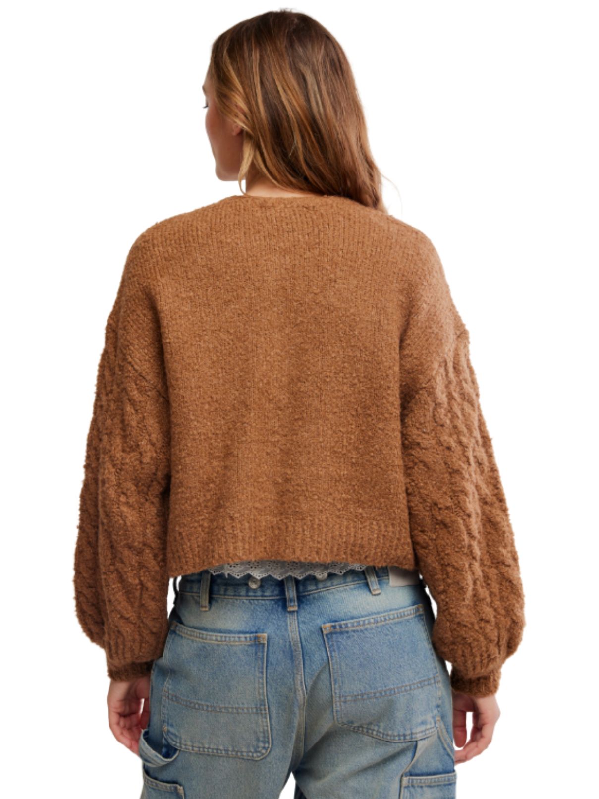 Free People Thistle Cardi – Macadamia
