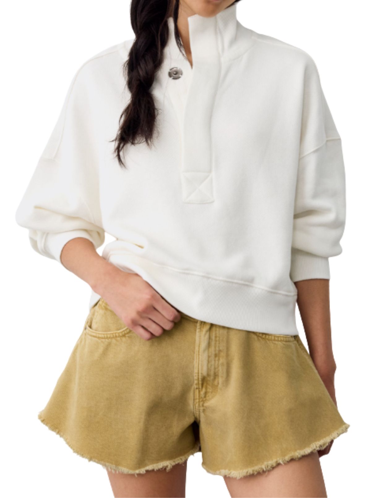 Free People Timeless Pullover – Ivory