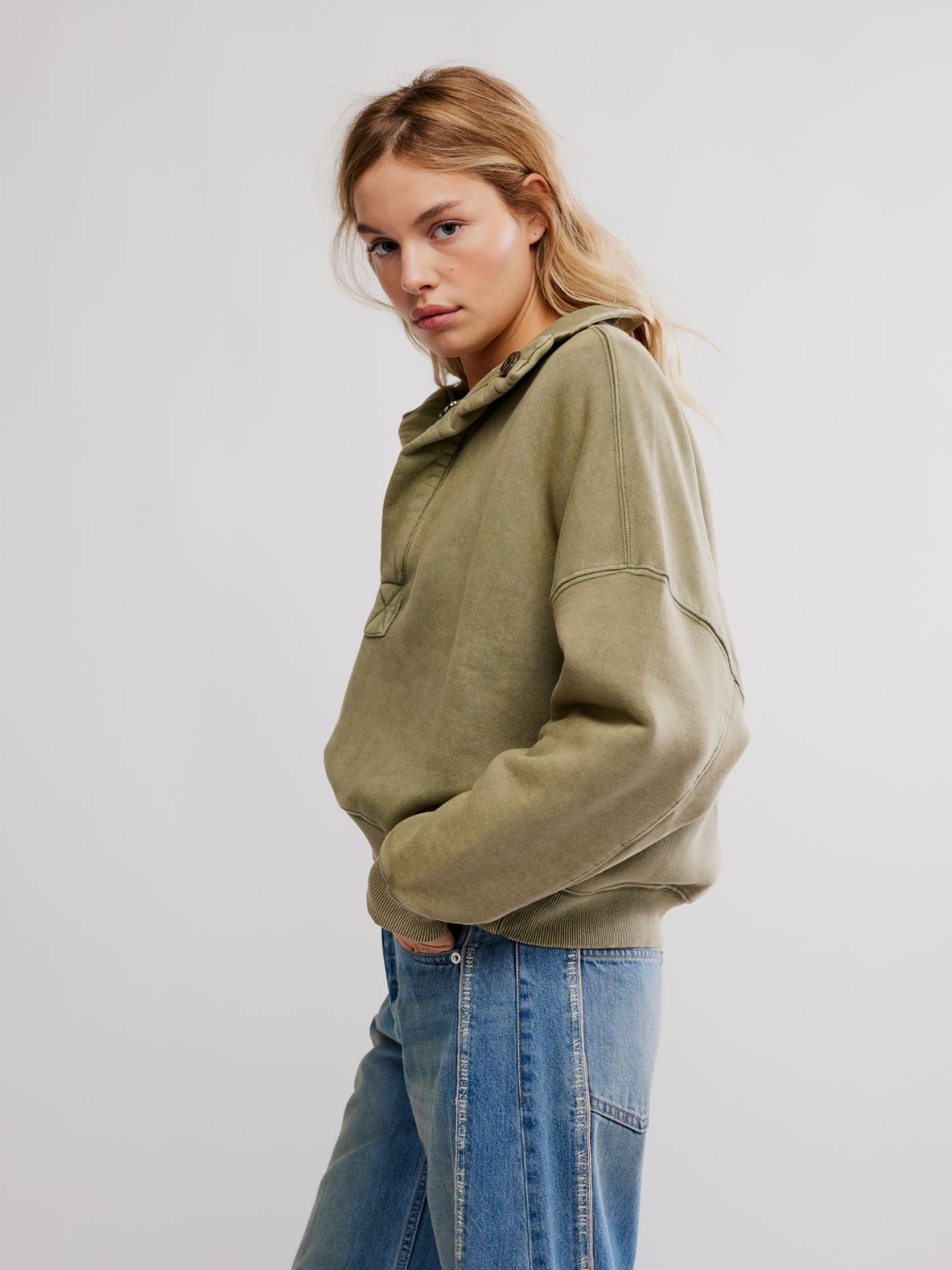 Free People Timeless Pullover in Adventure