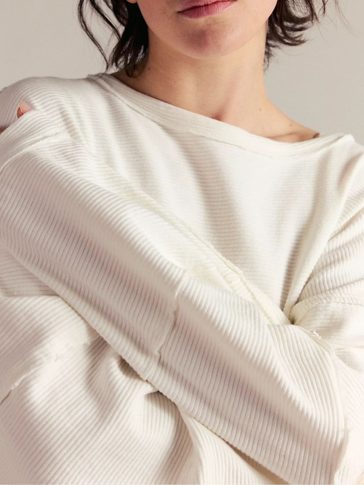 Free People Total Eclipse Tee in Ivory