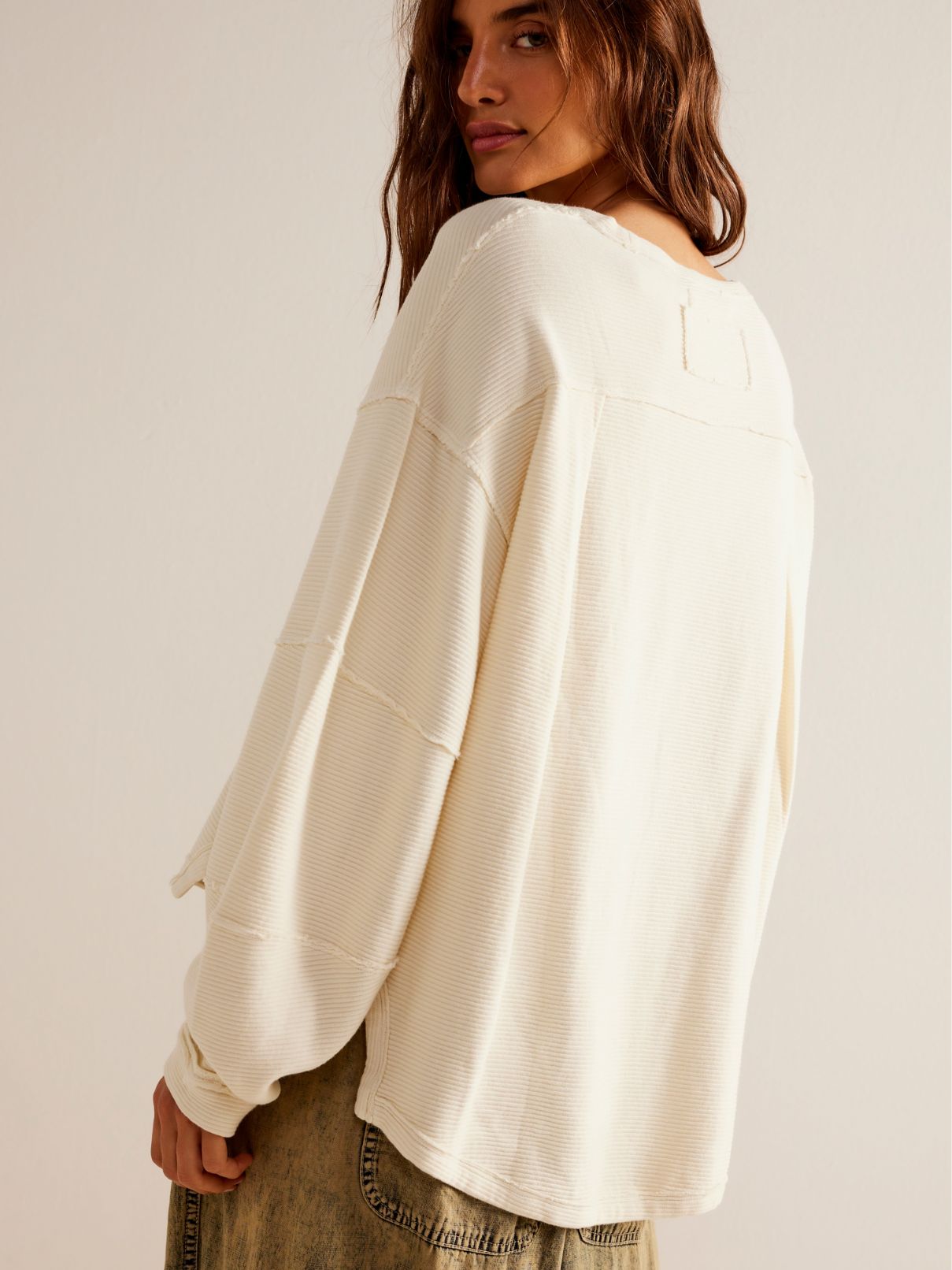 Free People Total Eclipse Tee in Tea