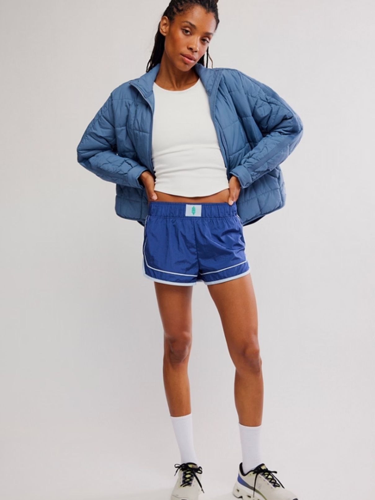 Free People Varsity Blues Black Grape
