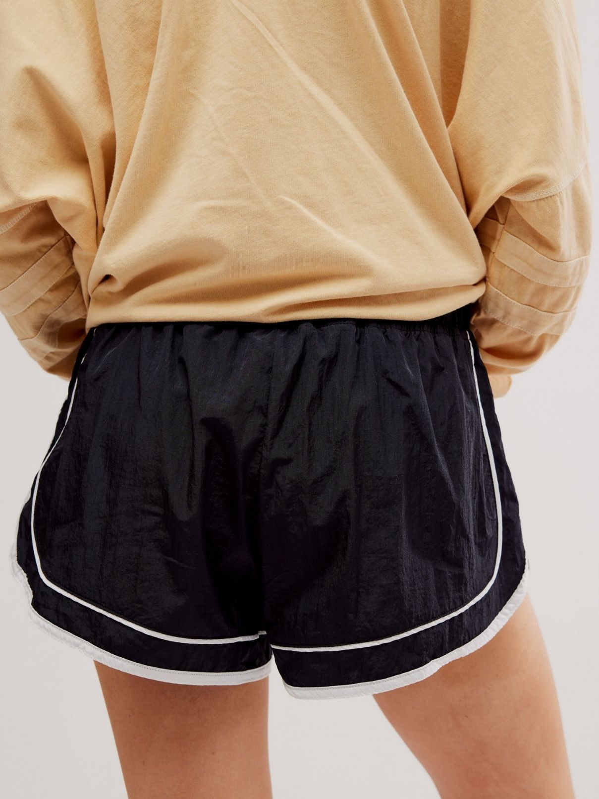 Free People Varsity Blues Short in Black