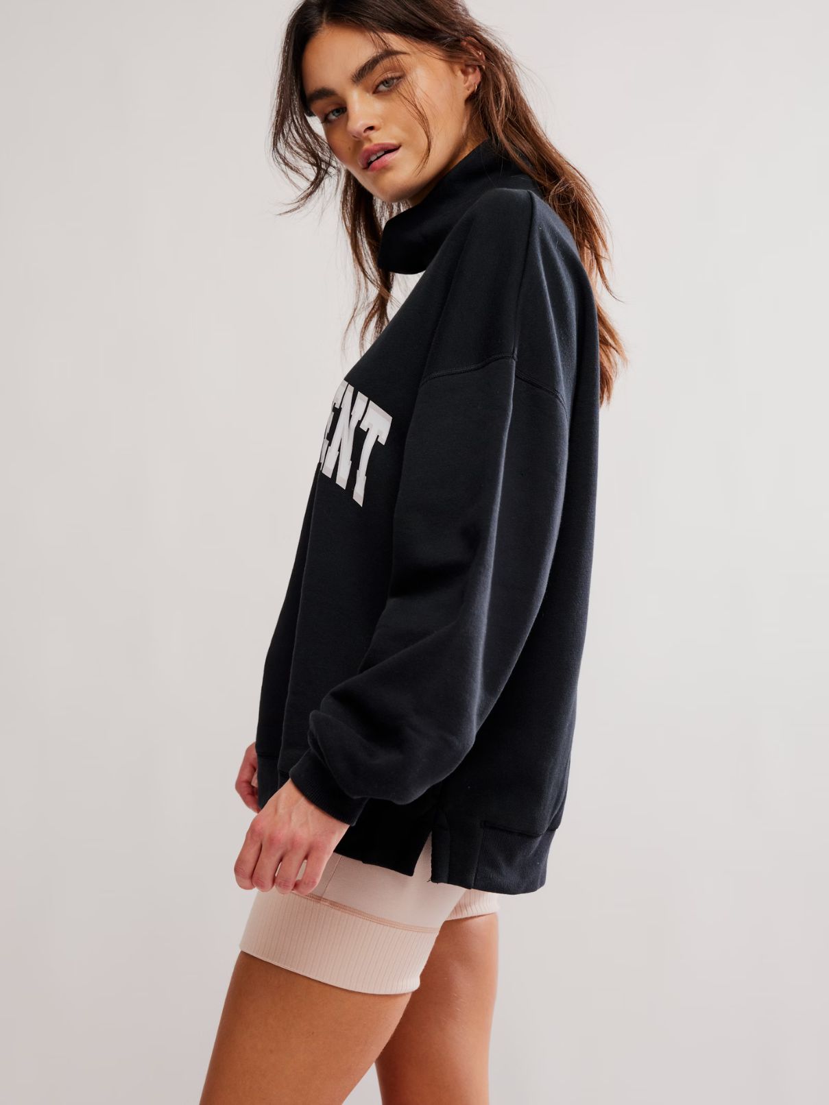 Free People Victory Set in Black/Ballet