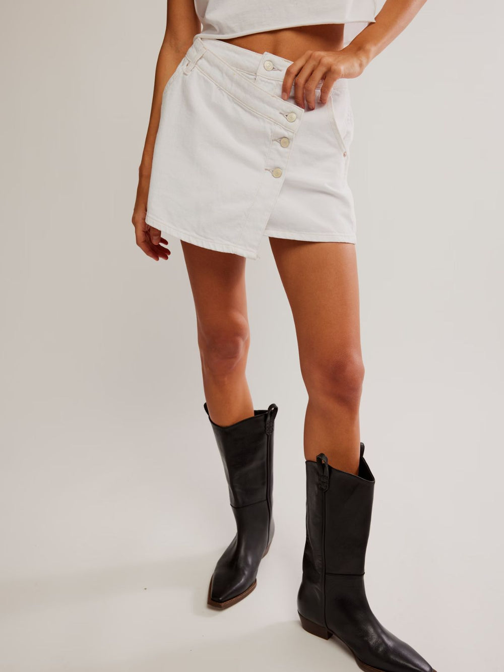 Free People Wynne Denim Skirt