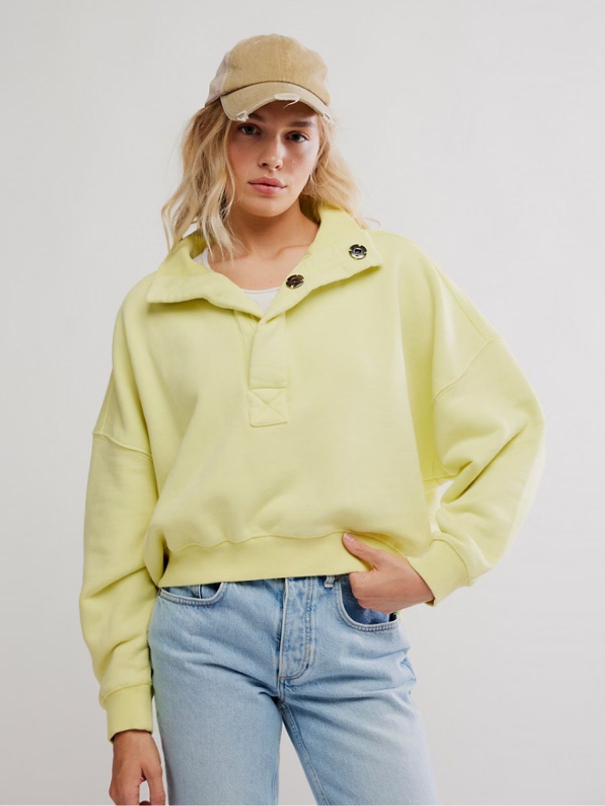 Free PeopleTimeless Pullover in Acacia
