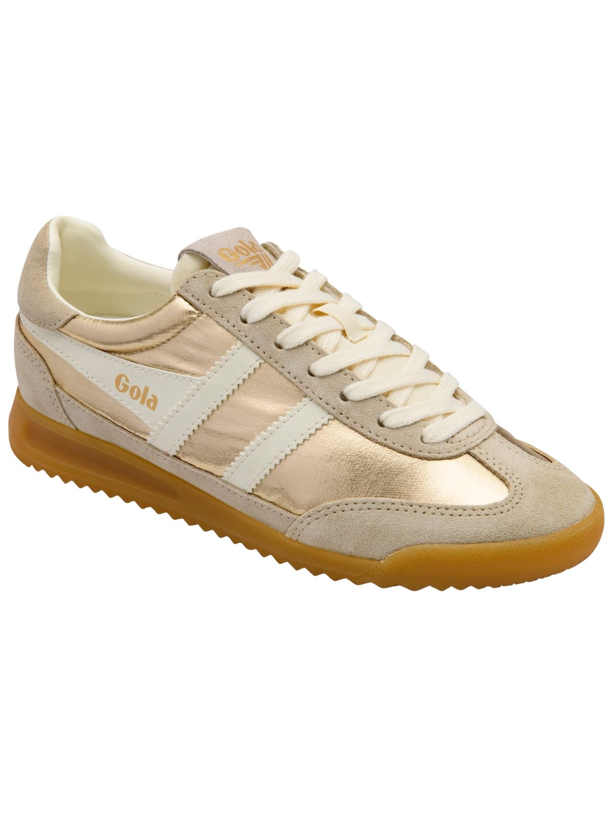 Gola Firefly Metallic Sneakers in Gold