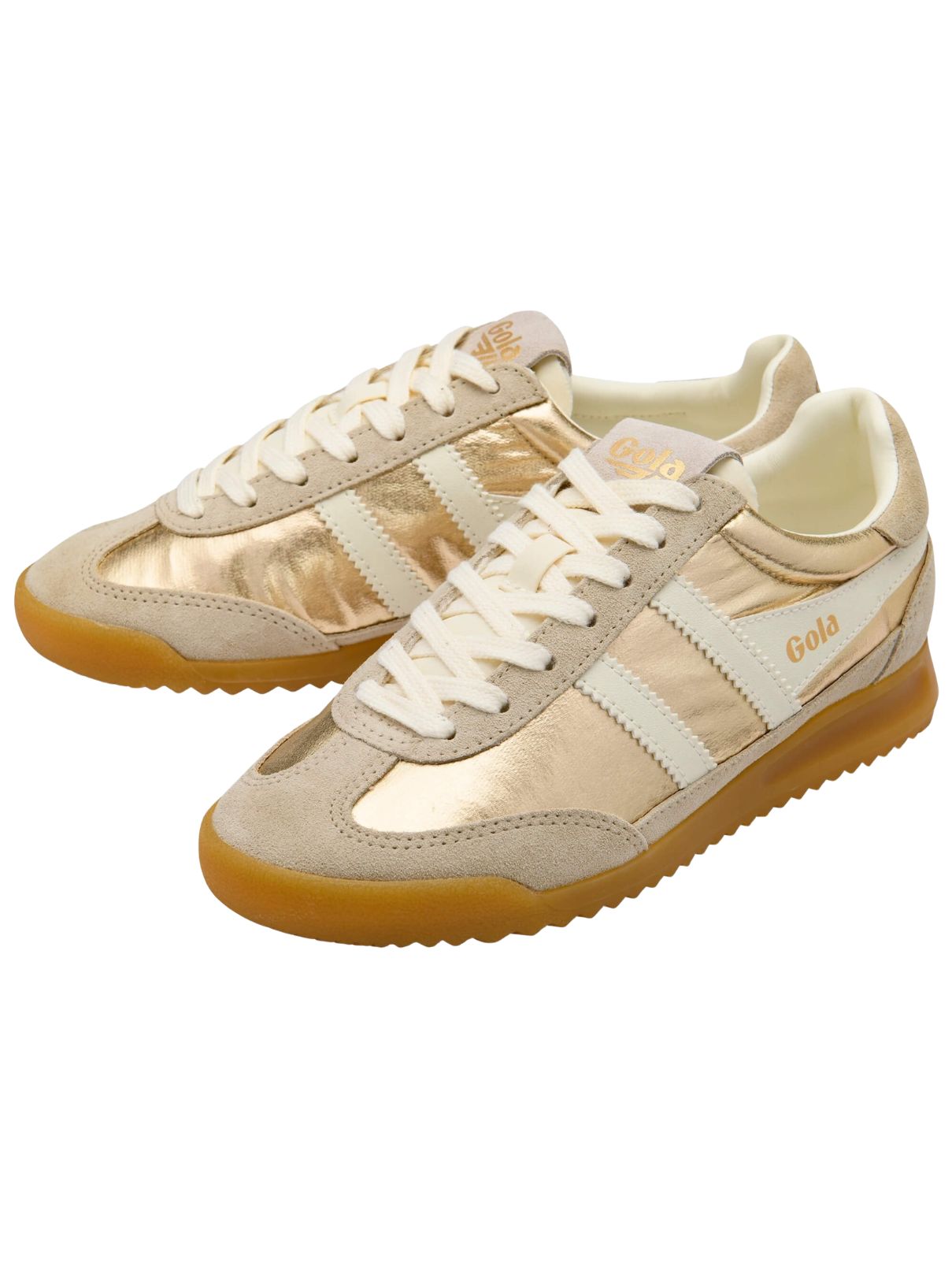 Gola Firefly Metallic Sneakers in Gold