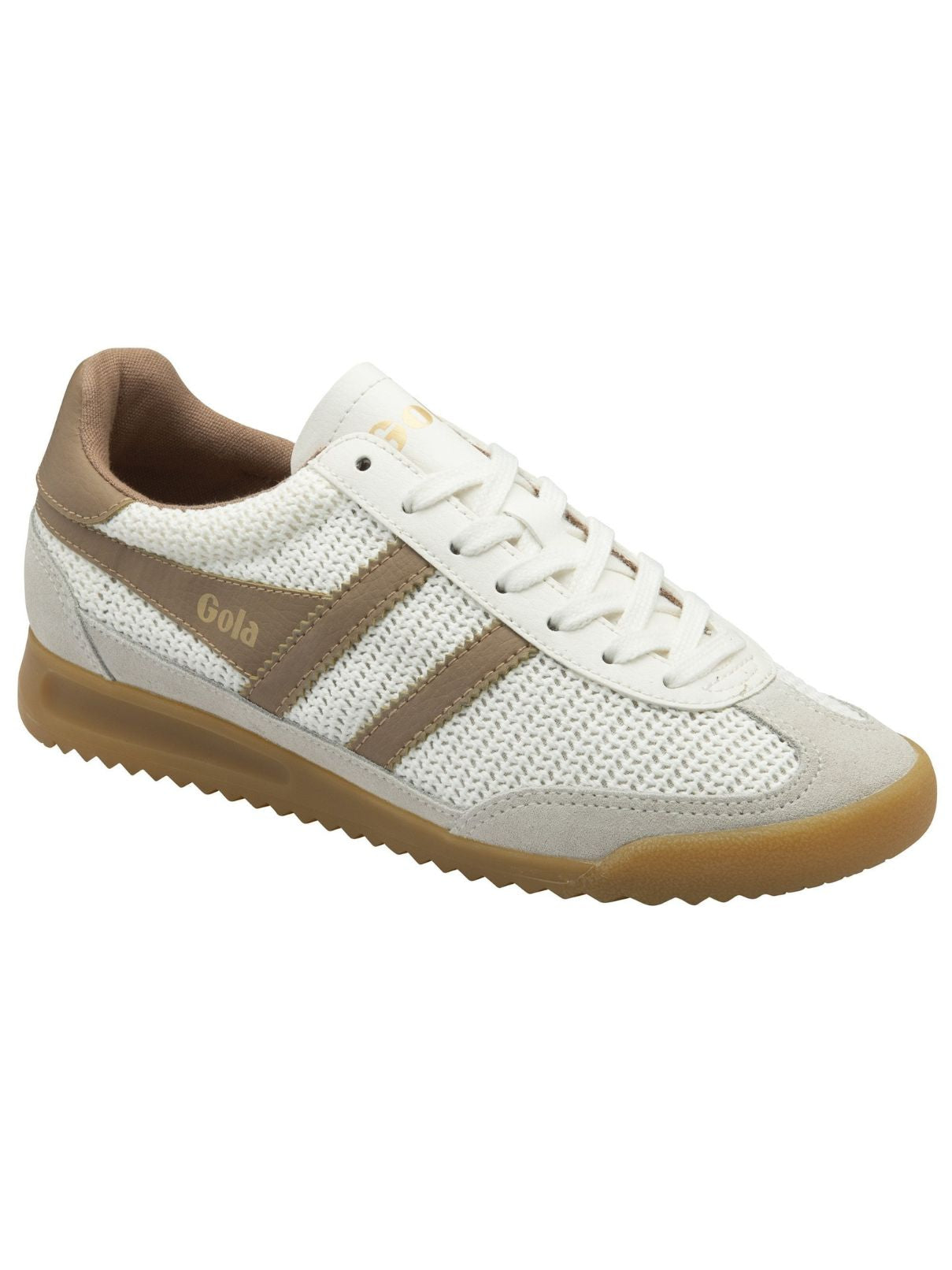 Gola Tornado Zephyr Sneaker in Off White/Lt Caramel