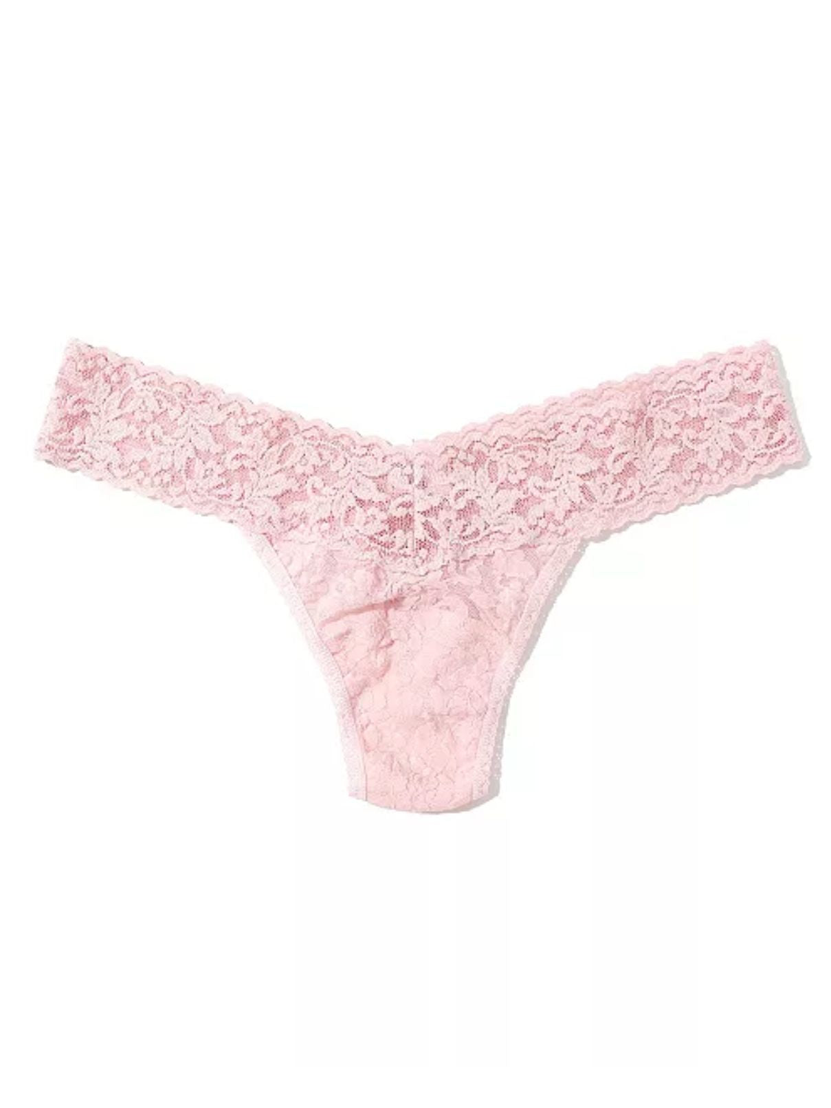 Hanky Panky Low Rise Thong in Blushing Rose