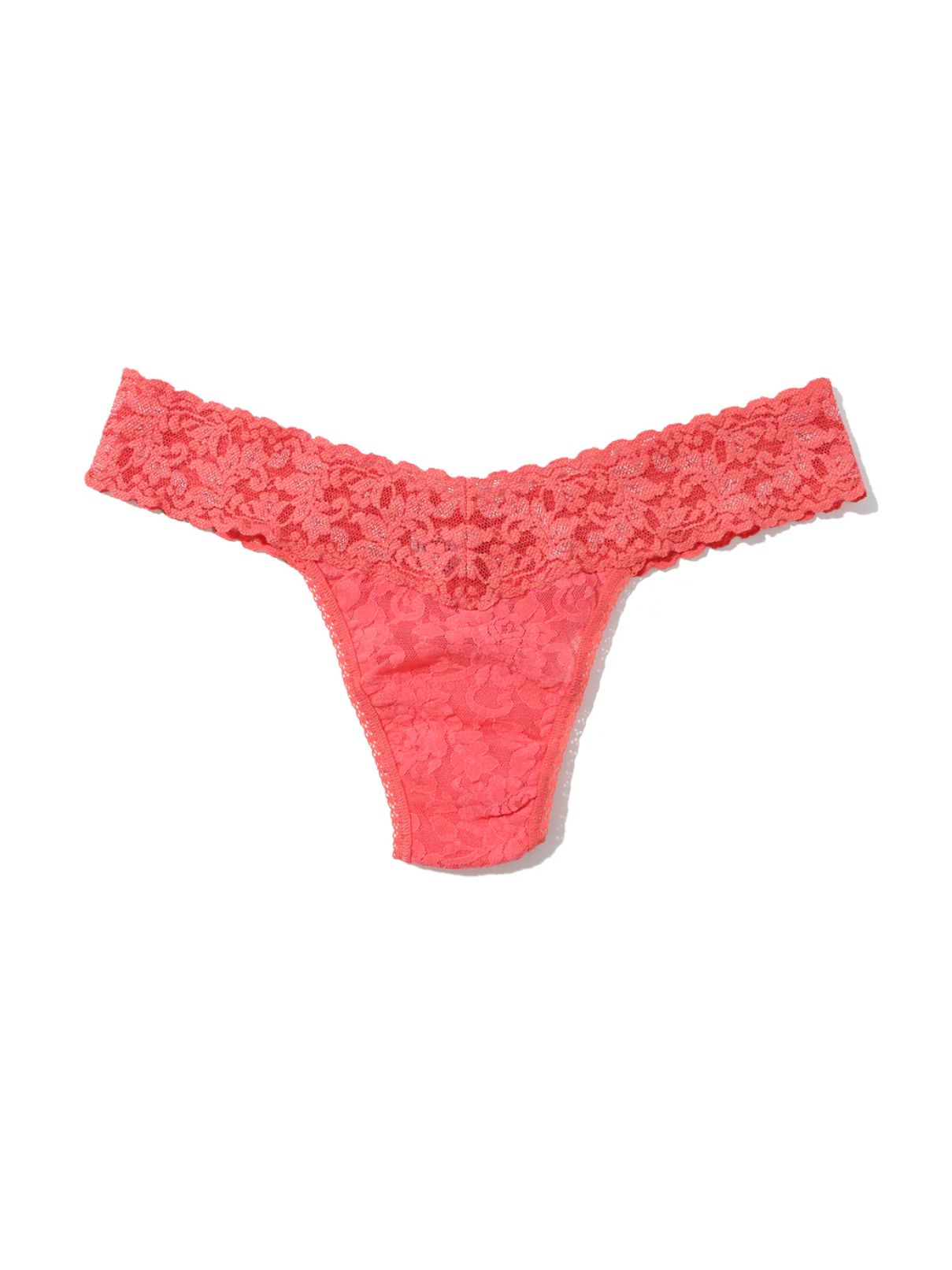 Hanky Panky Low Rise Thong in Courageous Coral