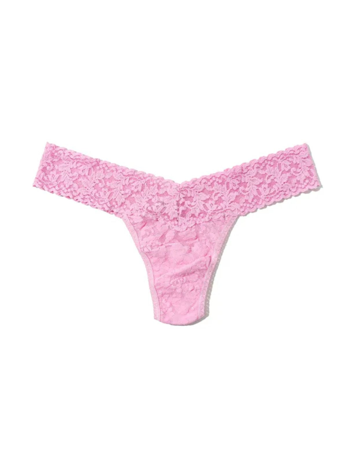 Hanky Panky Low Rise Thong in Strawberry Lemonade Pink