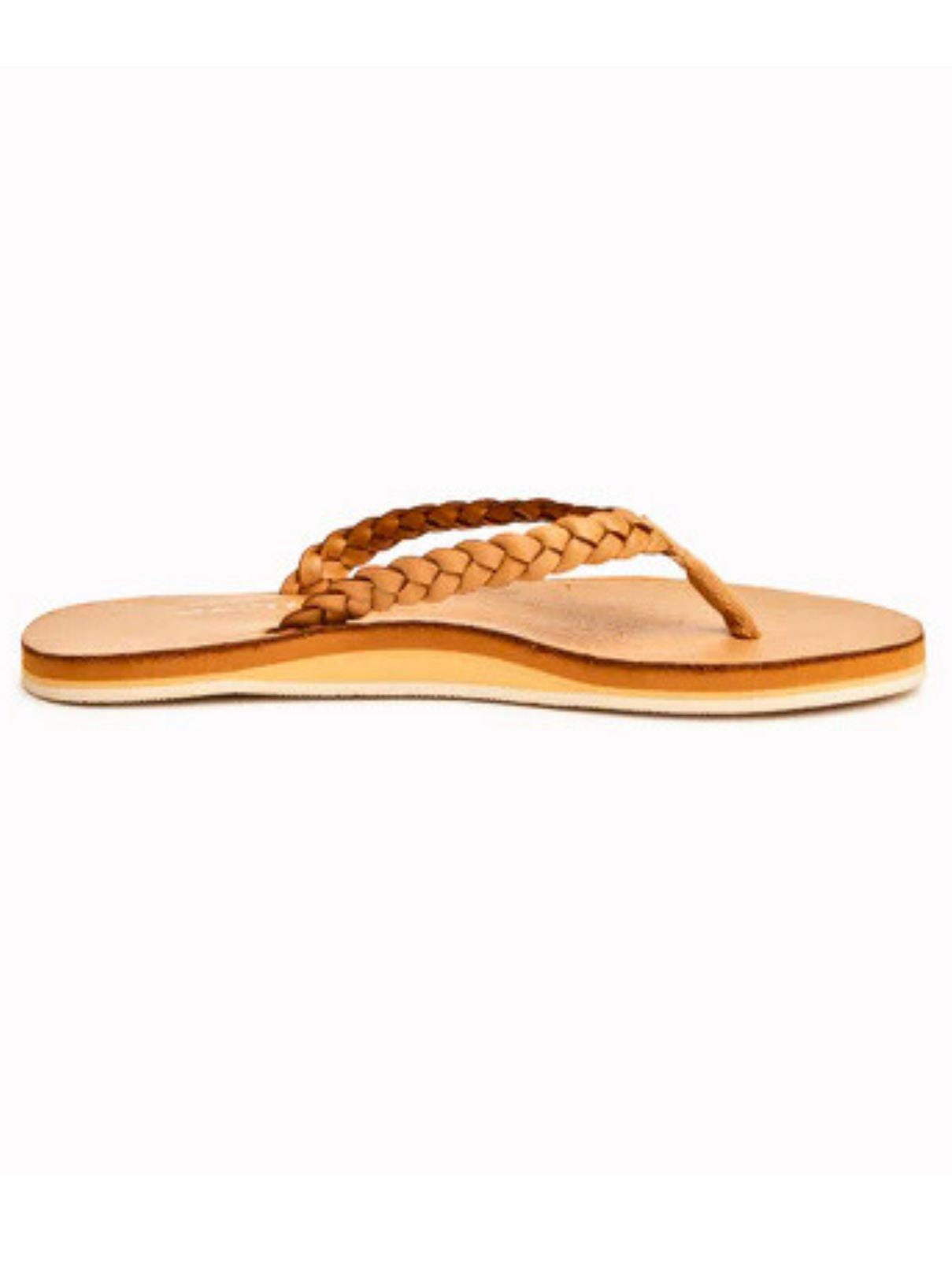 Hari Mari Meadows Braided Flip Flop in Hazelnut