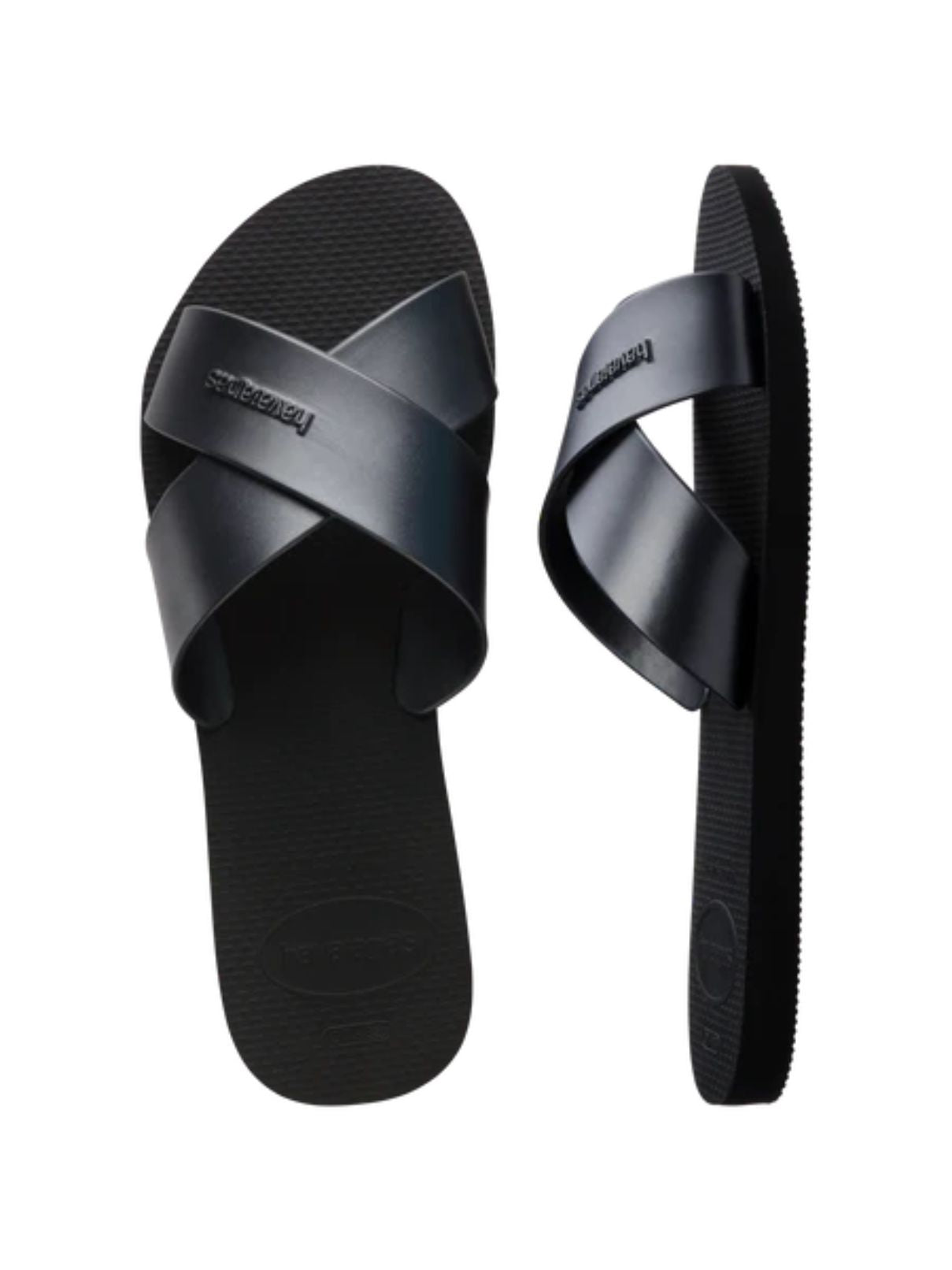 Havaianas Aqua Metallic Sandal in Black