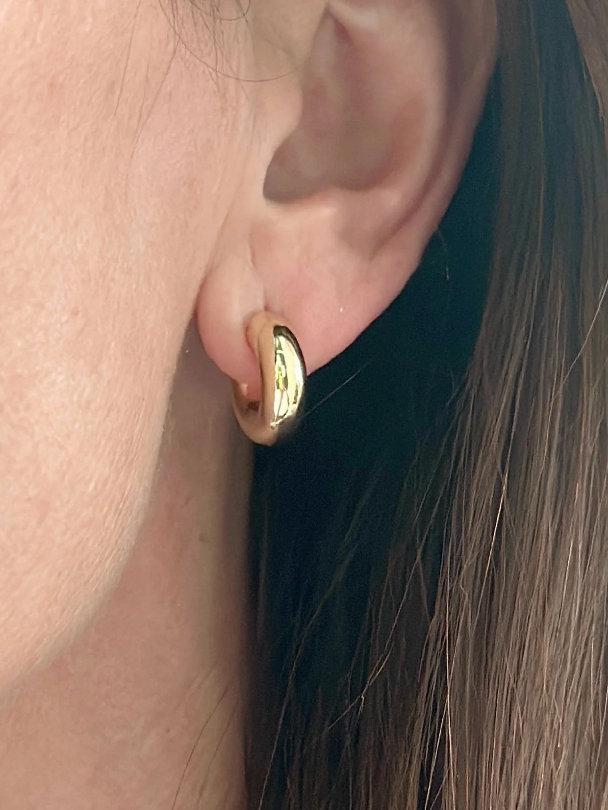 Jeny Baker Classic Thick Tube Hoops Small 