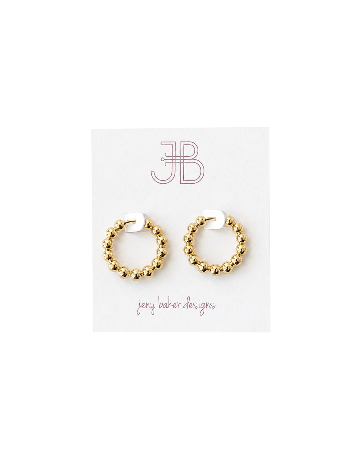 Jeny Baker Designs Bali Medium Hoops