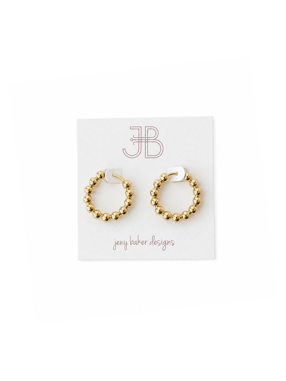 Jeny Baker Designs Bali Small Hoops