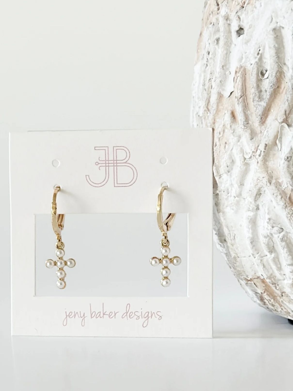 Jeny Baker Designs Pearl Cross Huggy