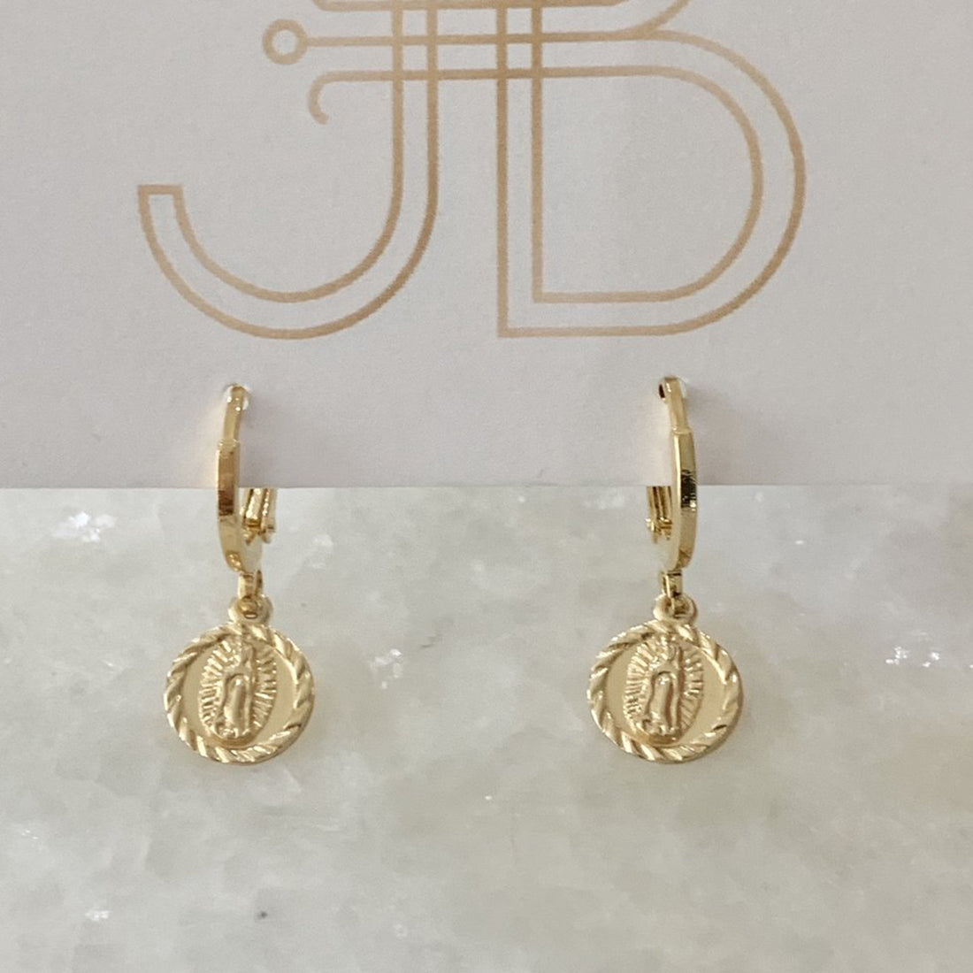 Jeny Baker Saint Coin Huggie