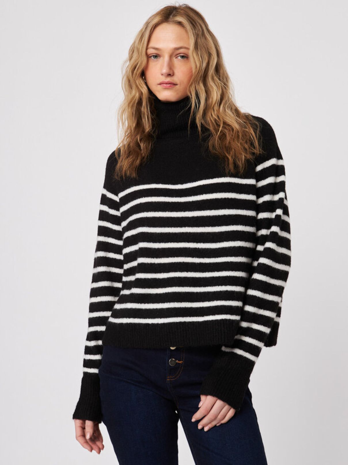 John & Jenn Eli Mime Stripe Sweater