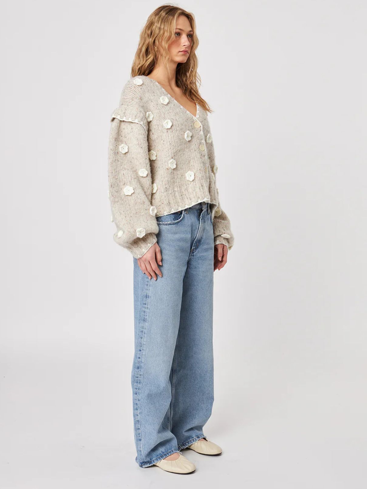 John + Jenn Marco Tundra Flowers Cardigan