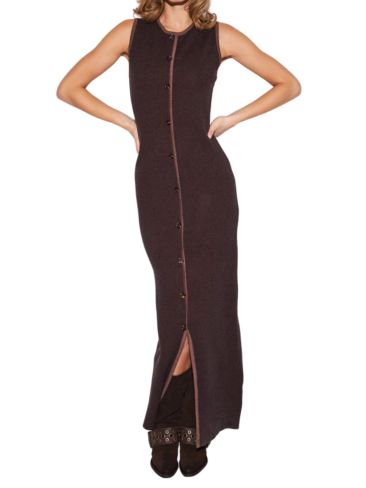 John + Jenn Nicky Dress in French Press