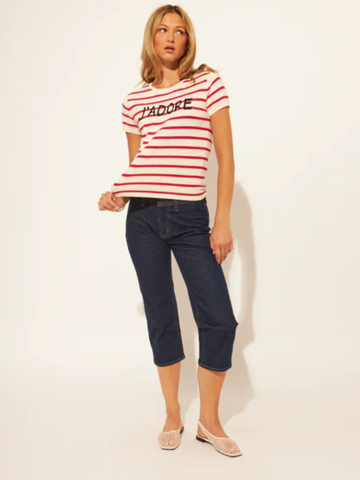 John + Jenn Nicolas Parisian Stripe Sweater