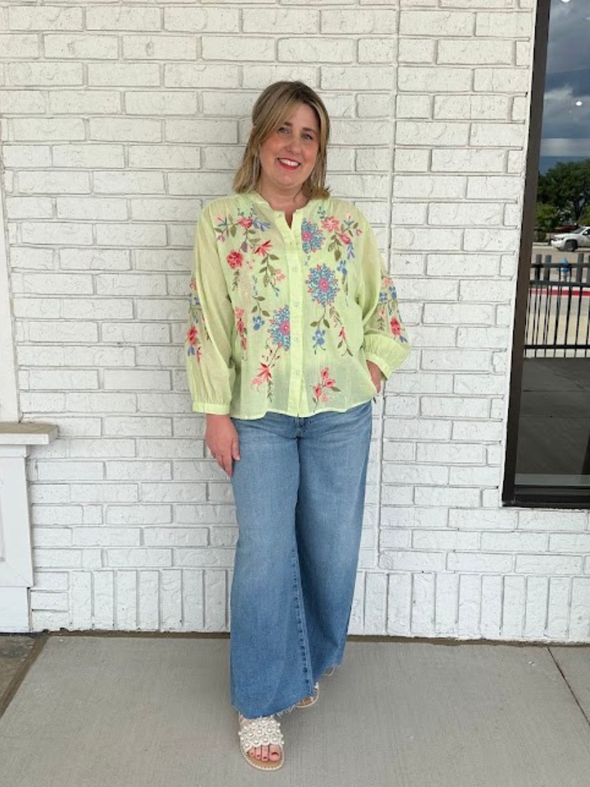 Johnny Was Kamiko Shirred Blouse