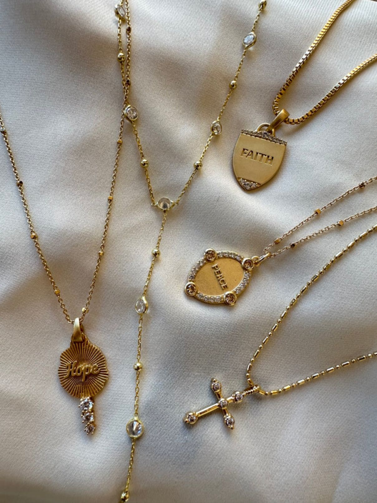 Joy Dravecky Bezel Gemstone Lariat in White