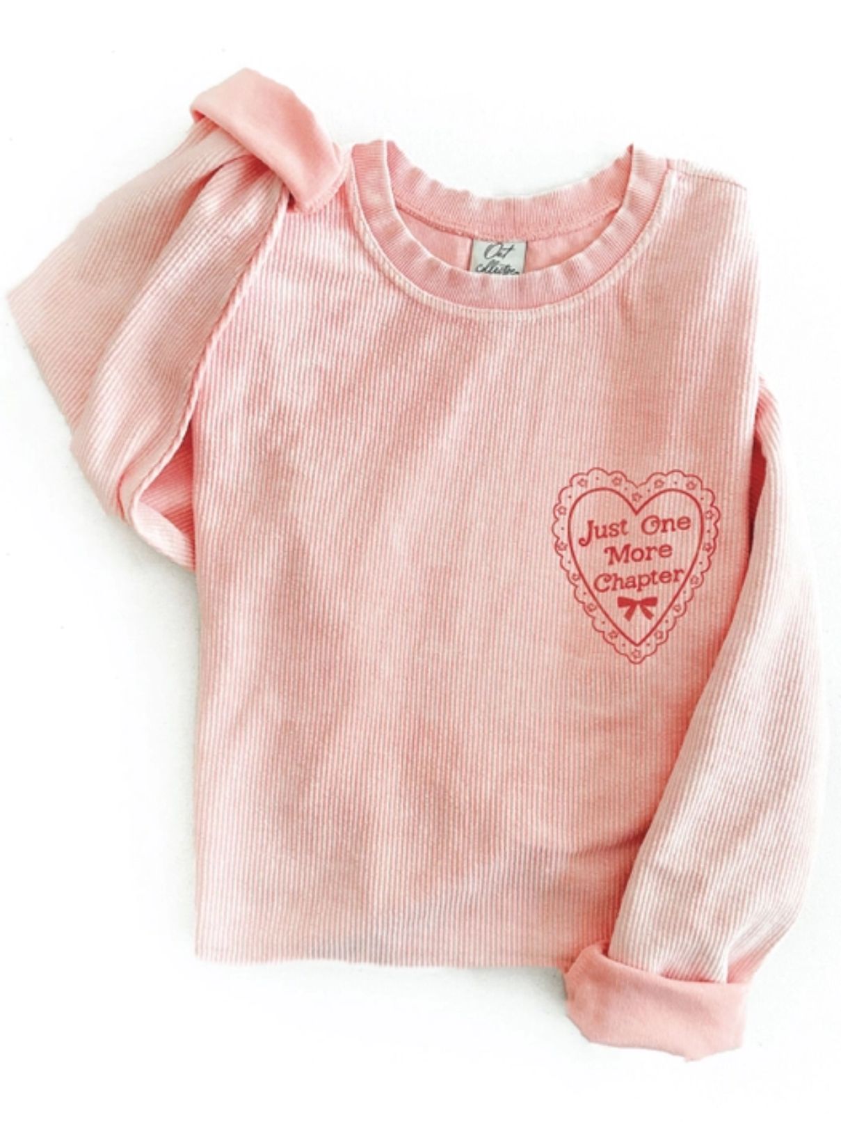 Just One More Chapter Sweatshirt in Rose