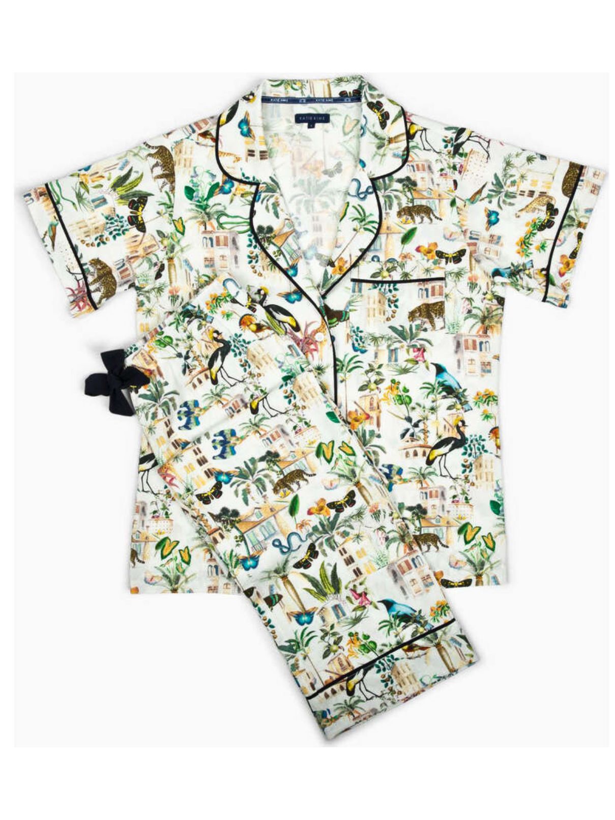 Katie Kime Animal Kingdom Short Pajama Set