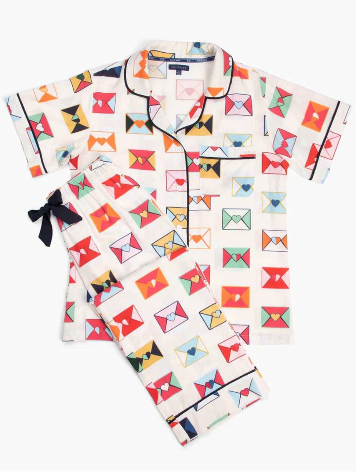 Katie Kime Love Notes Pajama Set