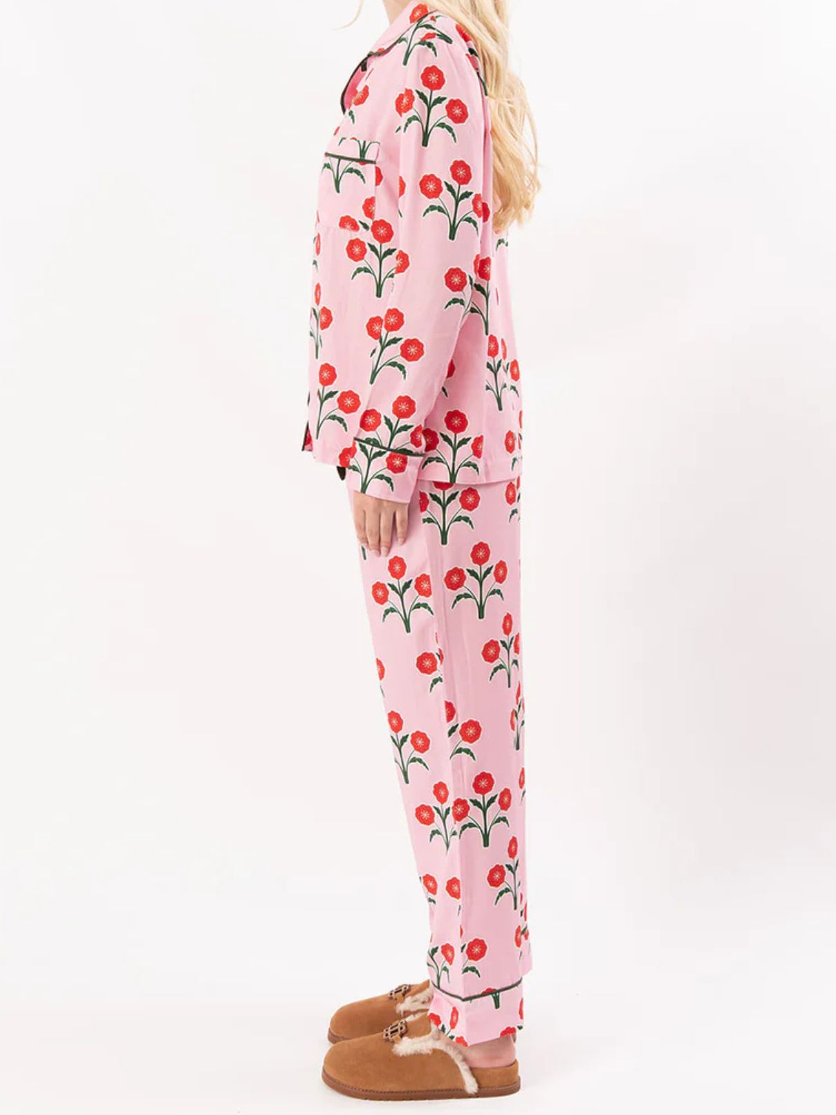 Katie Kime Poinsettias L/S Pajama Set