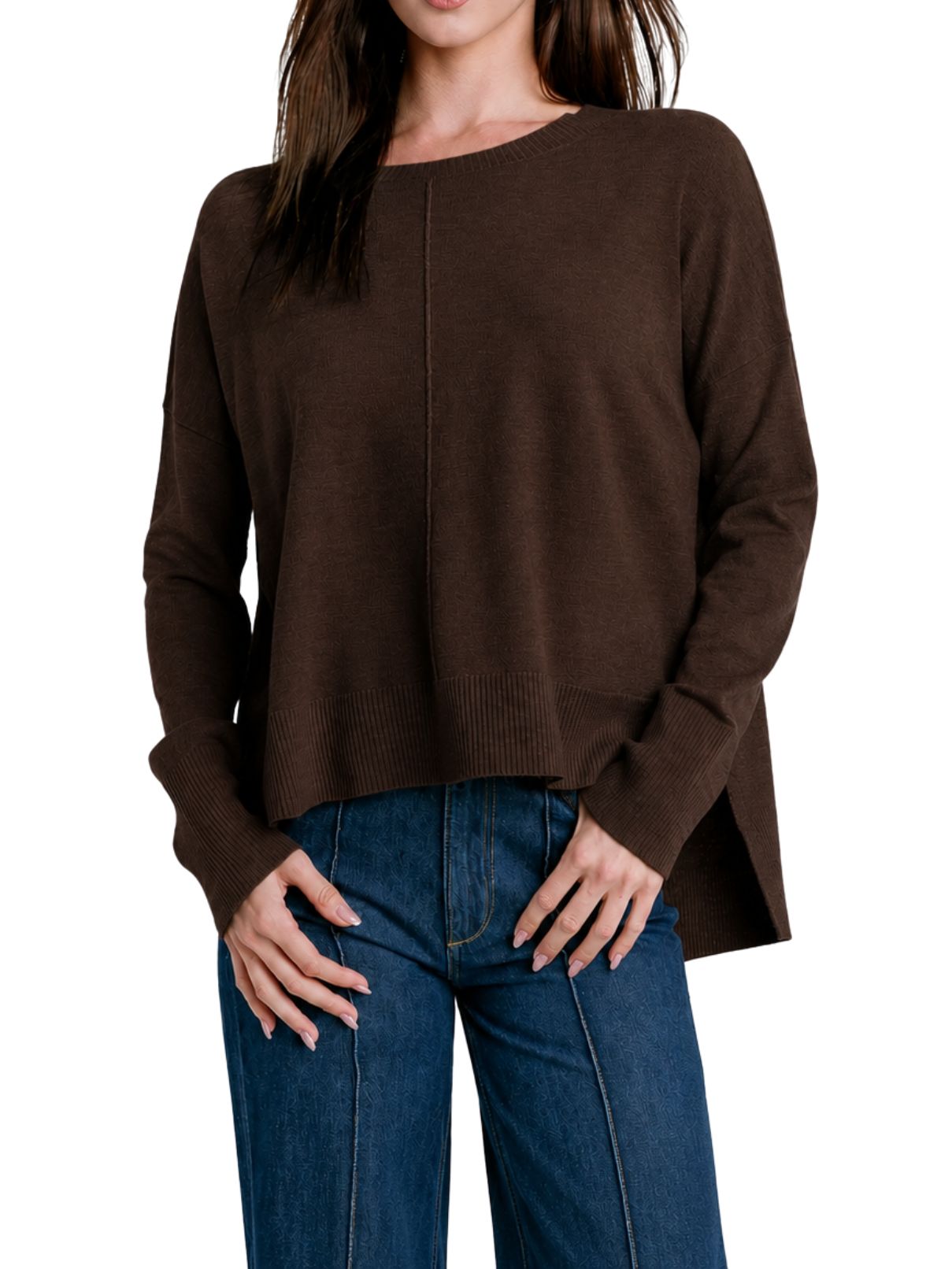 Kerisma Wagner Crew Top – Chestnut