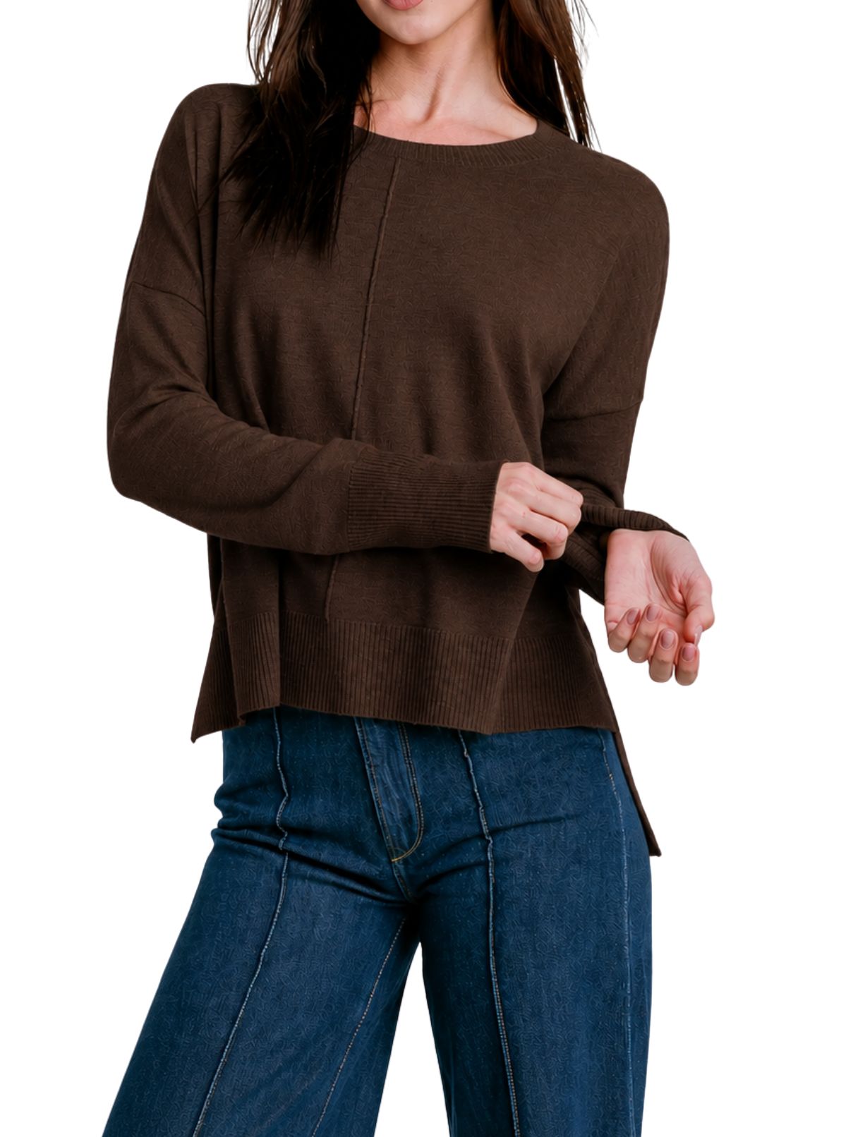 Kerisma Wagner Crew Top – Chestnut