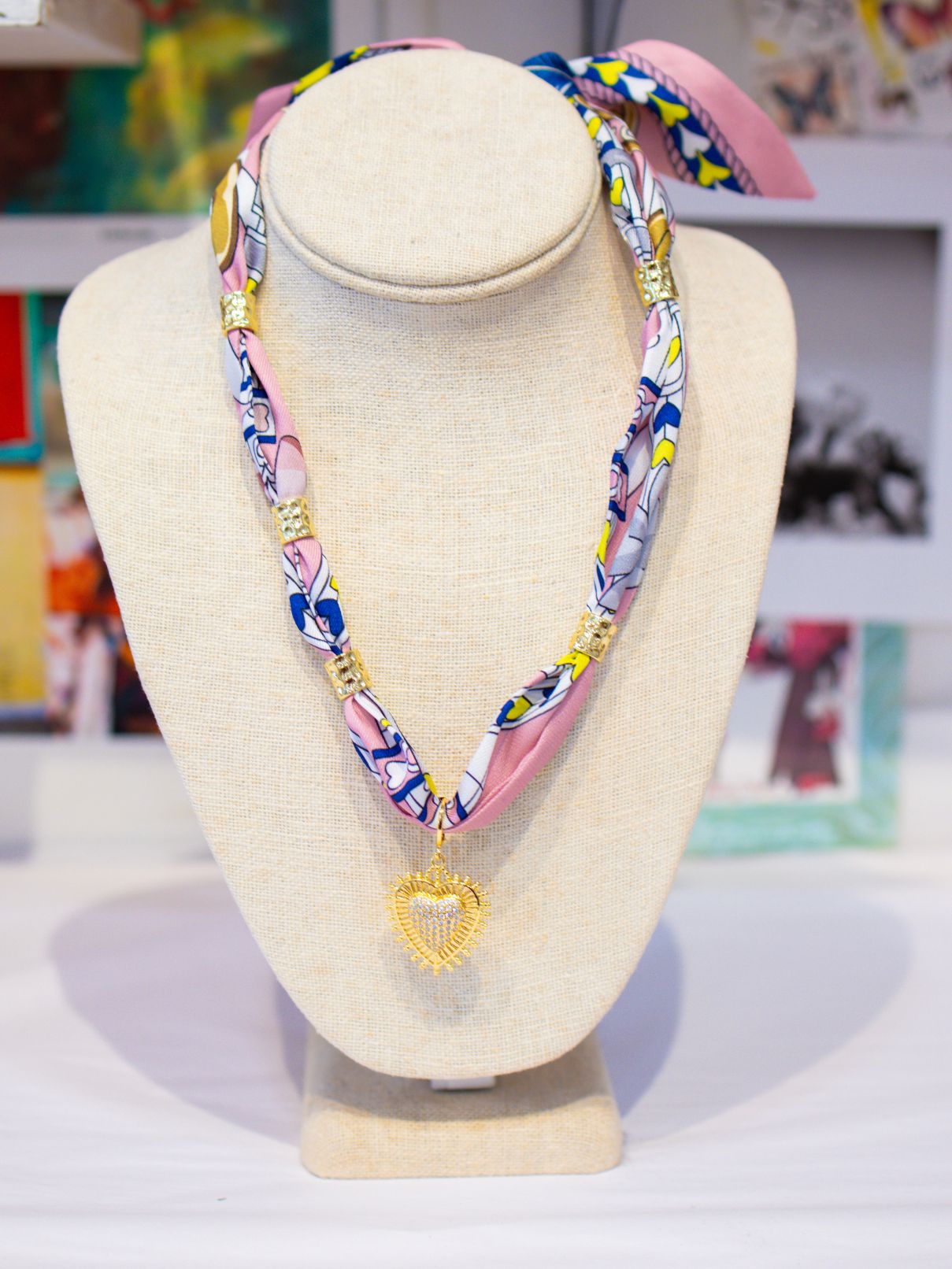 Knotted Scarf Necklace Beth