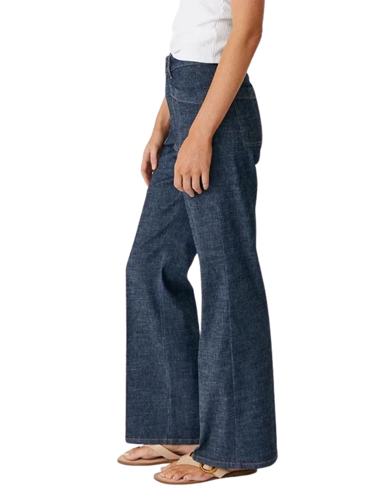Level 99 Sarah Full Length Pant in Stargazer