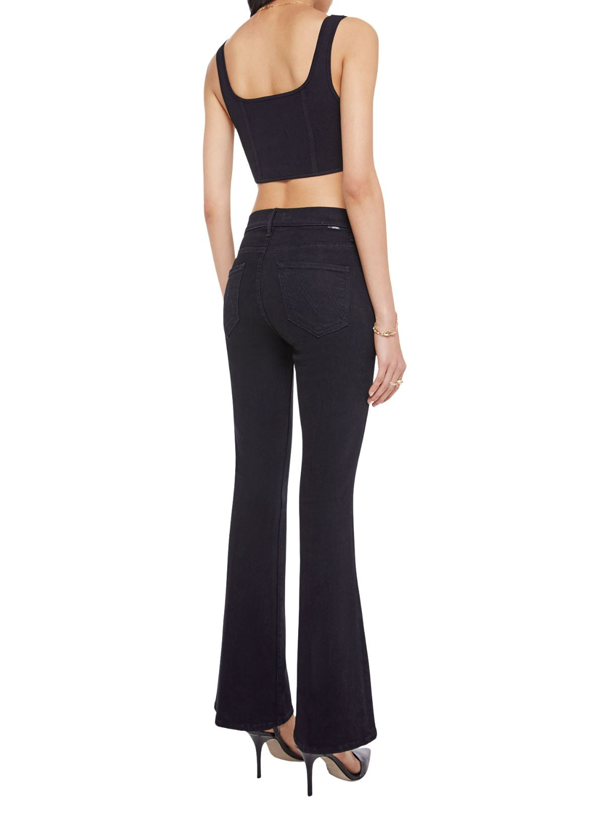 MOTHER The Weekender Mid-Rise Flare Jeans – Nighty Night