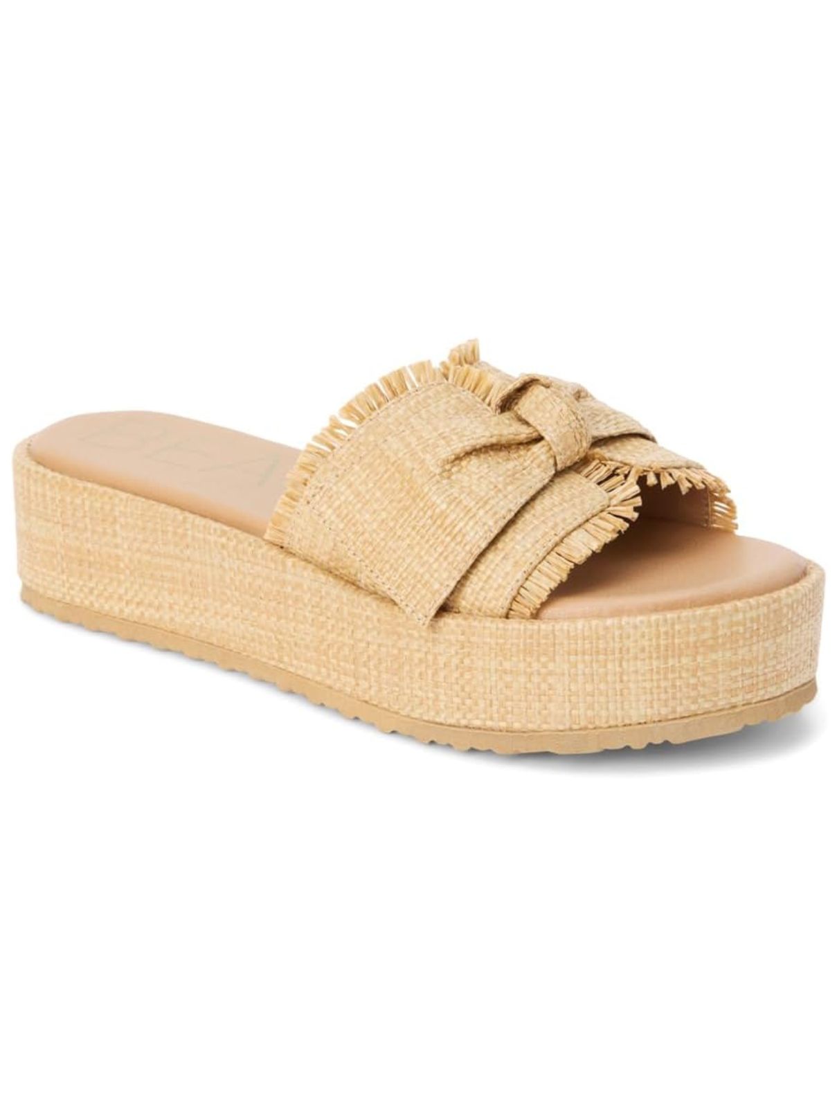 Matisse Sunda Platform Slide in Tan