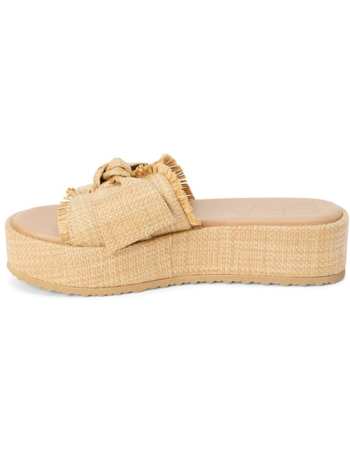 Matisse Sunda Platform Slide in Tan