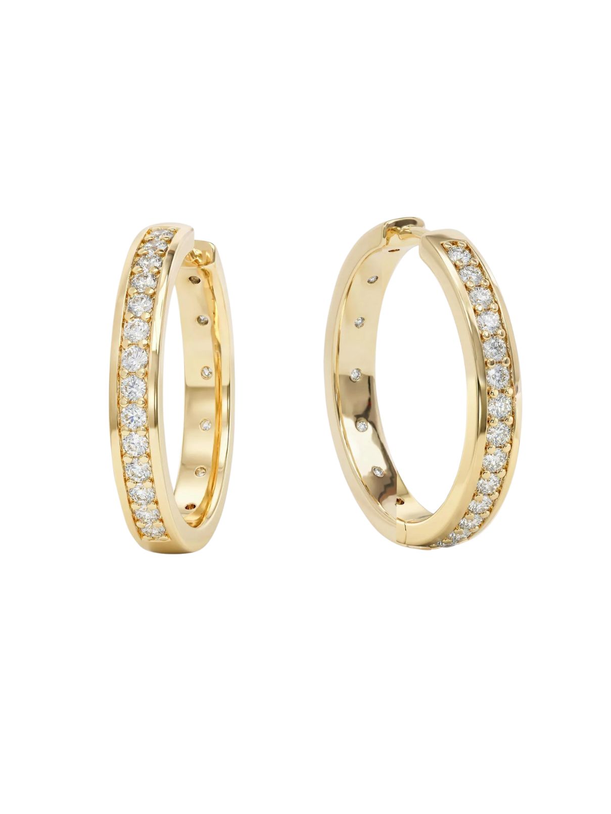 Melinda Maria Ashley Infinity Reversible Hoops 1" – Gold
