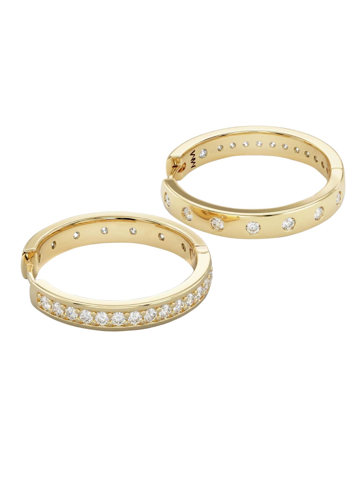 Melinda Maria Ashley Infinity Reversible Hoops 1" – Gold