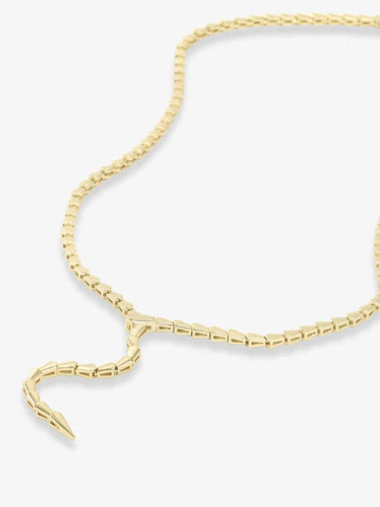 Melinda Maria Mama Serpent Lariat Necklace