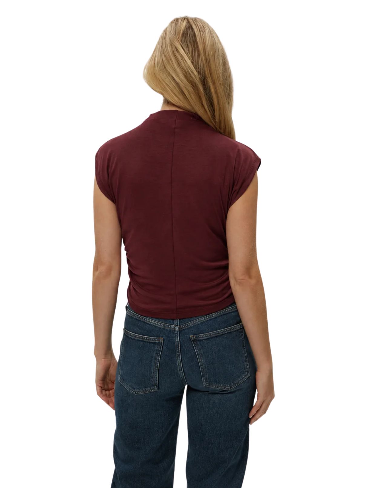 Michael Stars Amara Power Shoulder Tee – Port Royale
