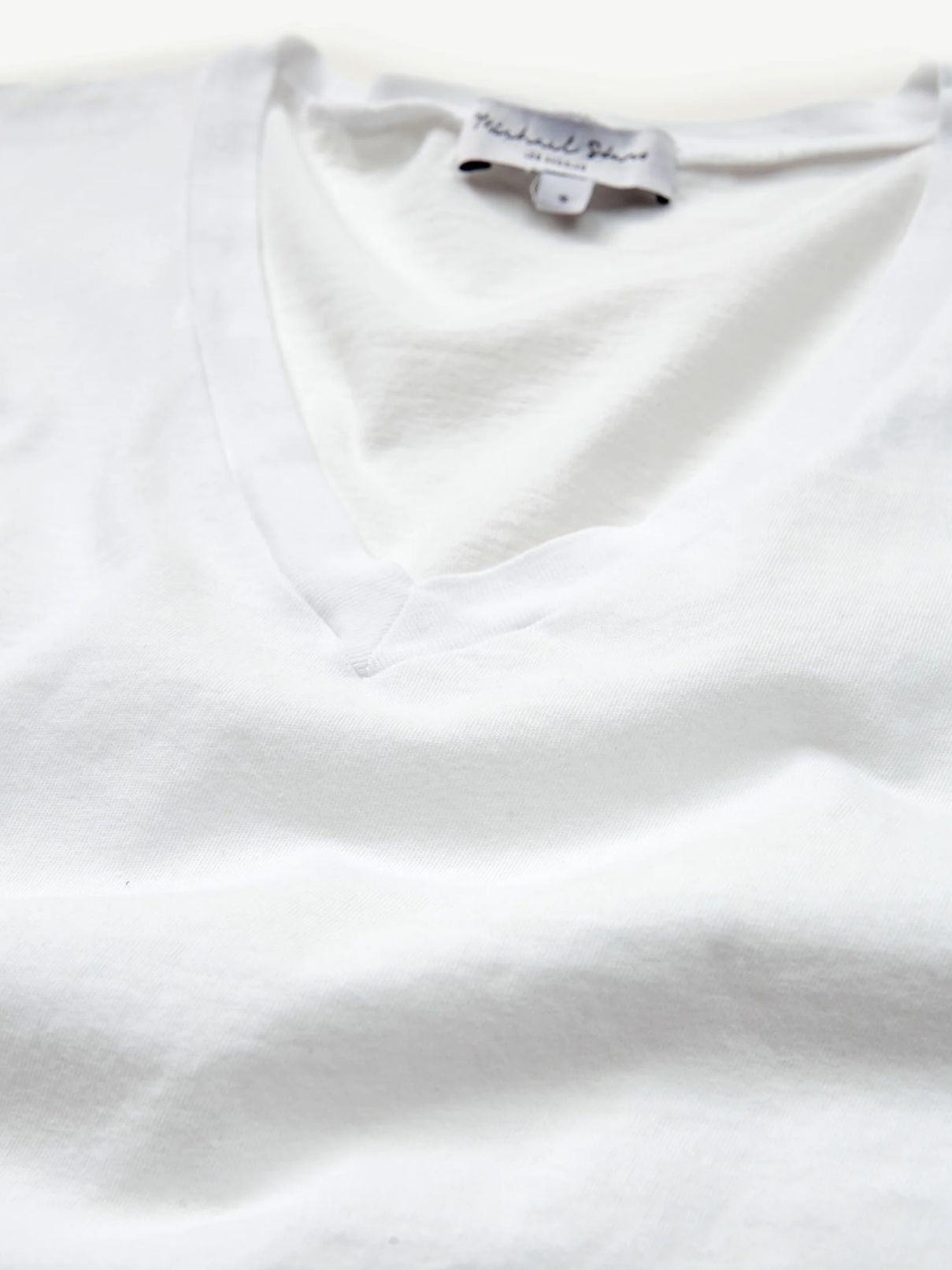 Michael Stars Daria V-Neck Tee White