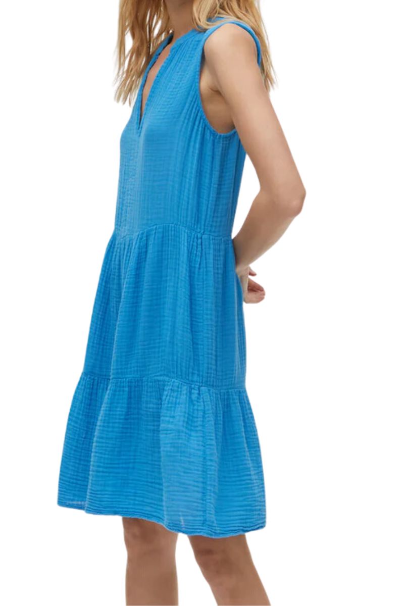 Michael Stars Gauze Daisy Babydoll Dress in Capri